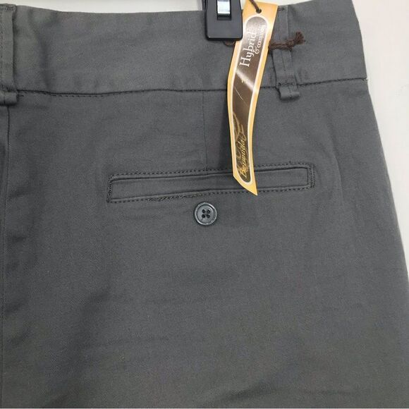 Hybrid & Company Charcoal Gray Bermuda Stretch Shorts - Picture 9 of 16